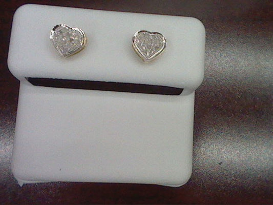CLOSEOUT 10KT 0.09-0.10CT D-EARRINGS