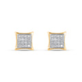 CLOSEOUT 10KT 0.10CT D-EARRINGS