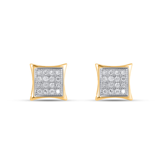 CLOSEOUT 10KT 0.10CT D-EARRINGS