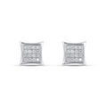 CLOSEOUT 10KT 0.10CT D-EARRINGS"KITE"