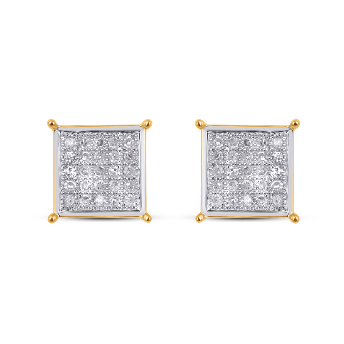 CLOSEOUT 10KT 0.15CT D-EARRINGS