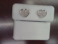 CLOSEOUT 10KT 0.14-0.15 CT D-EARRINGS "HEART"
