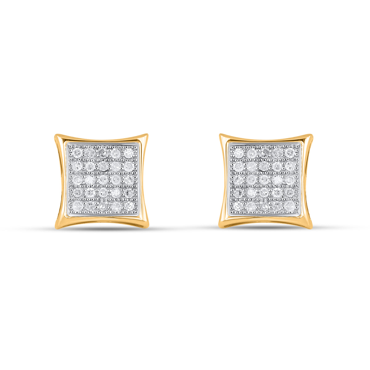 CLOSEOUT 10KT 0.15CT D-EARRINGS