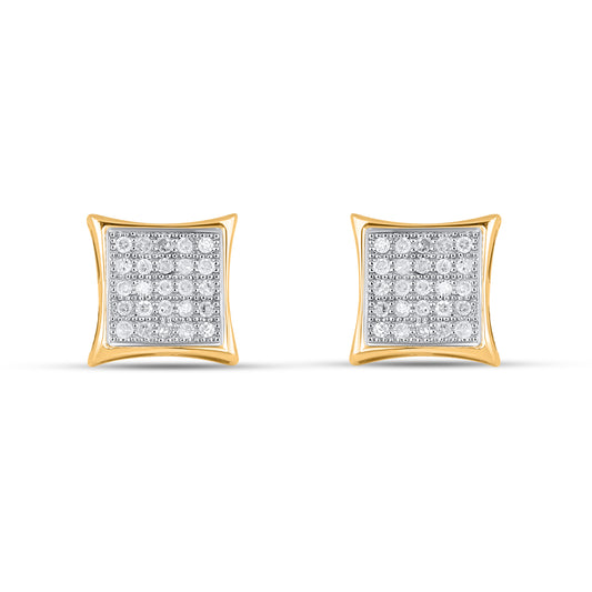 CLOSEOUT 10KT 0.15CT D-EARRINGS