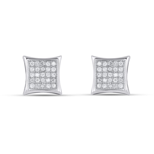 CLOSEOUT 10KT 0.15CT D-EARRINGS"KITE"