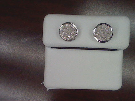 CLOSEOUT 10KT 0.15CT D-EARRINGS"ROUND"