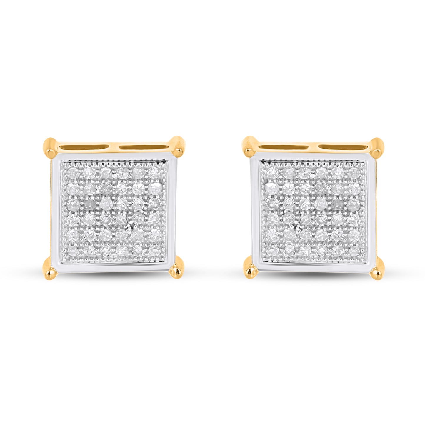 CLOSEOUT 10KT 0.22-0.23CT D-EARRINGS