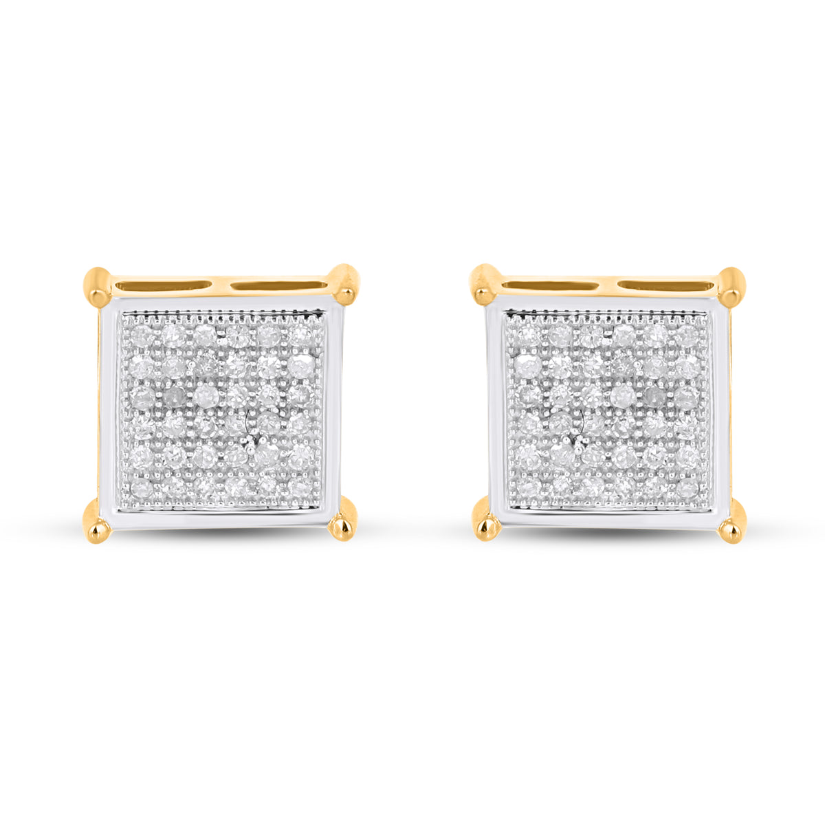 CLOSEOUT 10KT 0.22-0.23CT D-EARRINGS