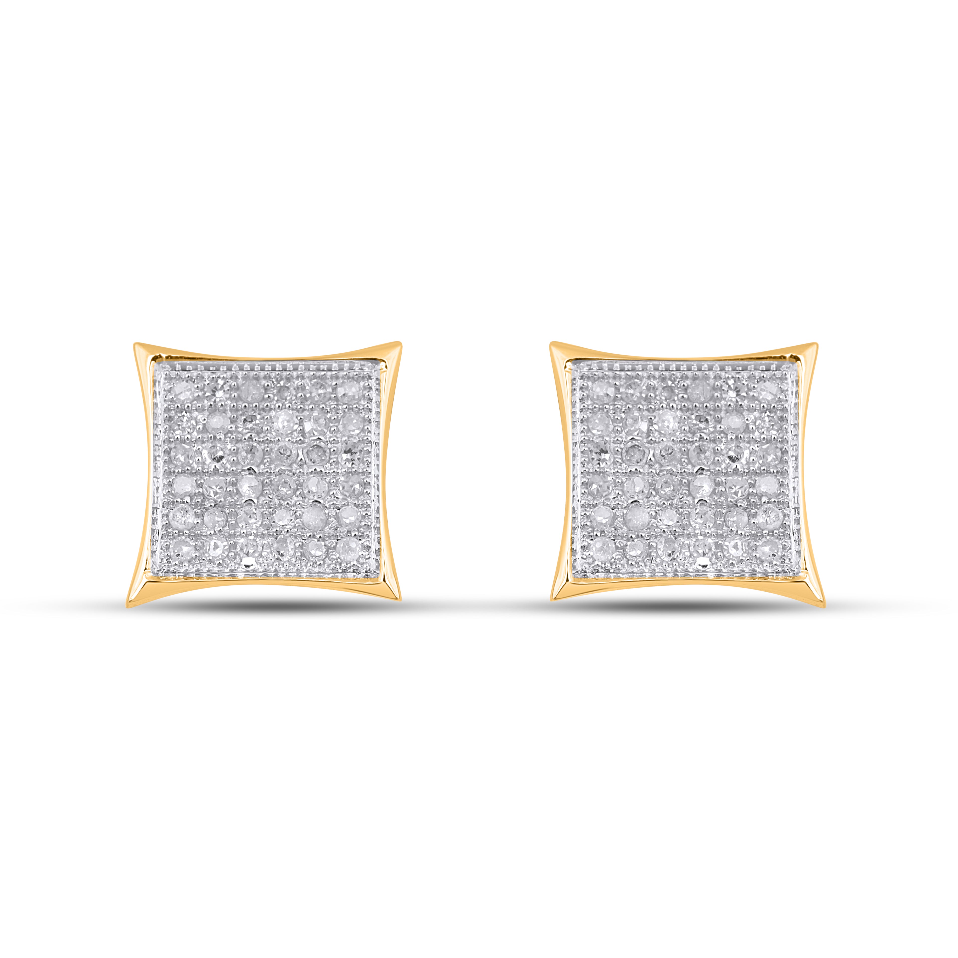 CLOSEOUT 10KT 0.22-0.23CT D-EARRINGS