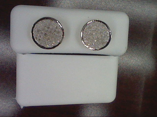 CLOSEOUT 10KT 0.23-0.25CT D-EARRINGS"ROUND"