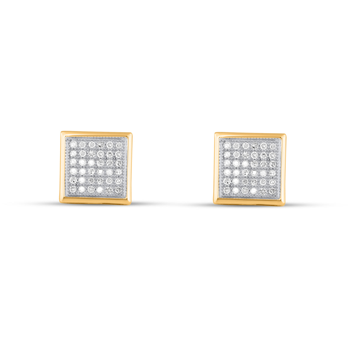 CLOSEOUT 10KT 0.22- 0.23CT D-EARRINGS