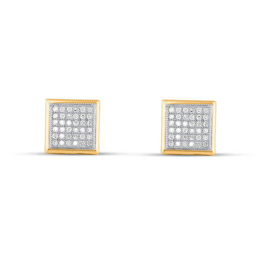 CLOSEOUT 10KT 0.22- 0.23CT D-EARRINGS