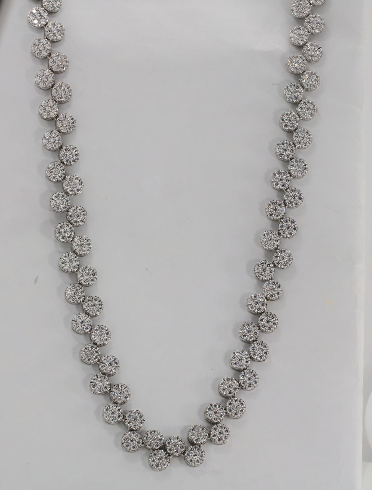 10KT 10.13CT D- NECKLECE