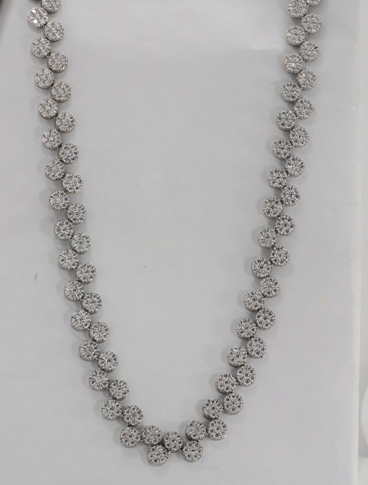 10KT 10.13CT D- NECKLECE