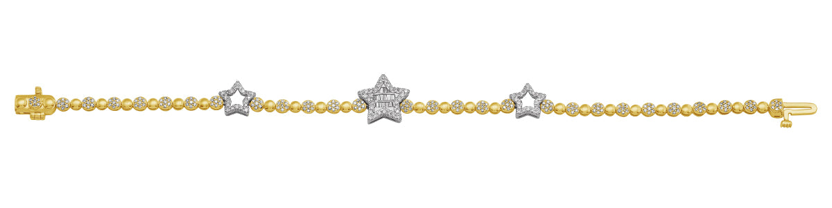 10KT 0.82-0.83 CT D-BRACELET