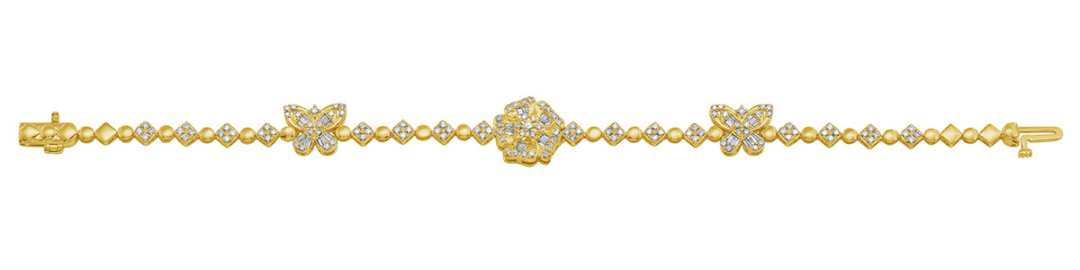 10KT 1.54CT D-BRACELET