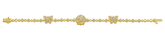 10KT 1.54CT D-BRACELET