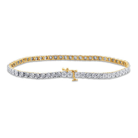 10KT 0.51CT D-BRACELET