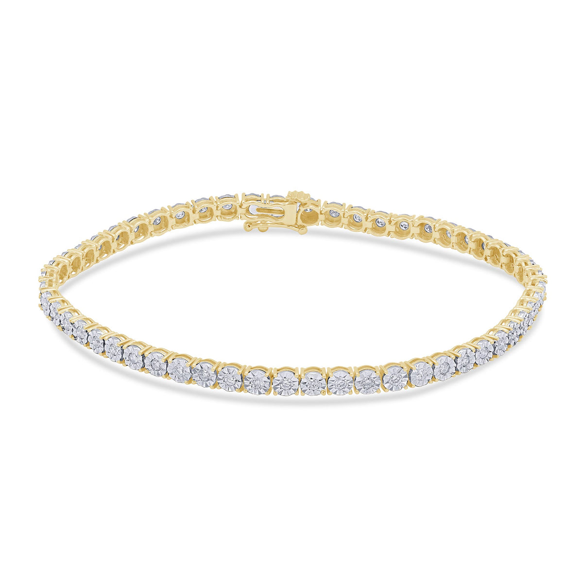 10KT 1.05 CT D-BRACELET