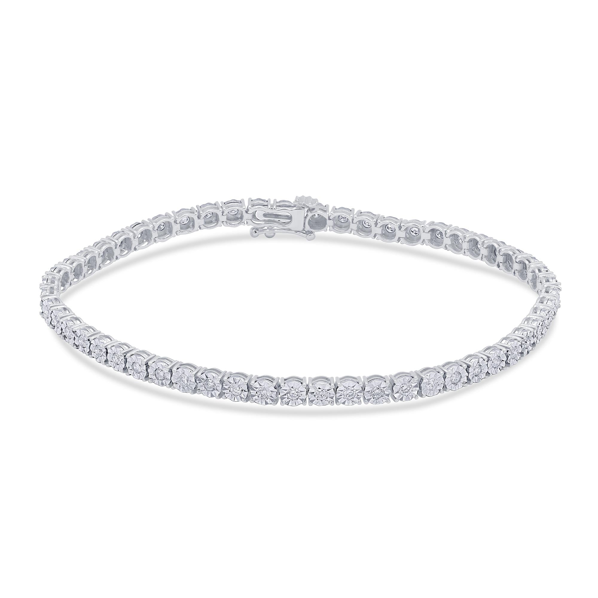 10KT 1.05 CT D-BRACELET