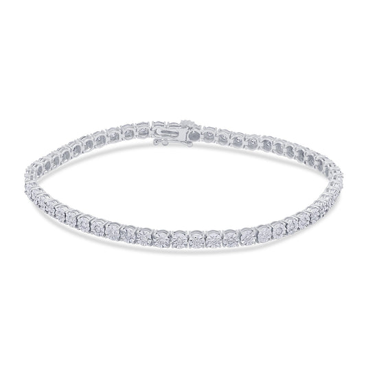 10KT 1.05 CT D-BRACELET