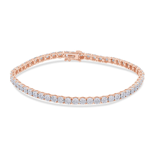 10KT 1.05 CT D-BRACELET