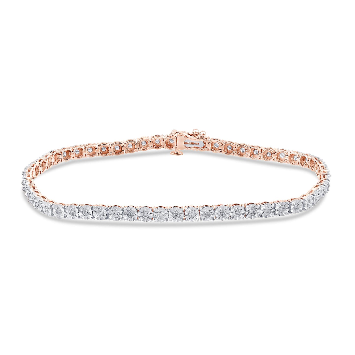 10KT 0.98 CT D-BRACELET