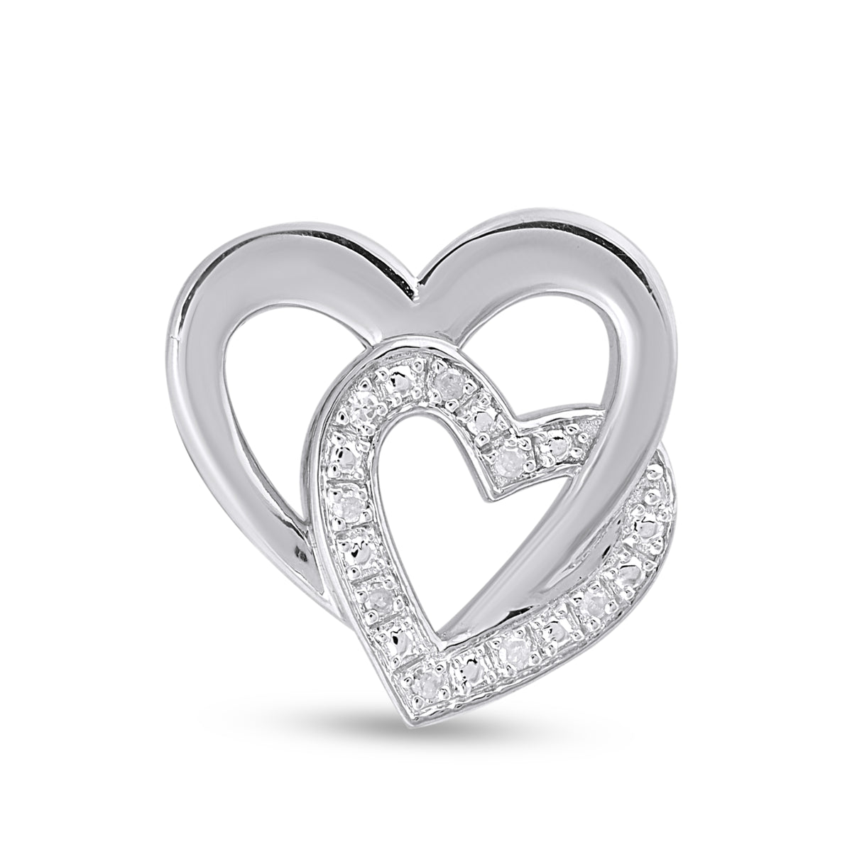 925 SS 0.03CT D- PENDANT