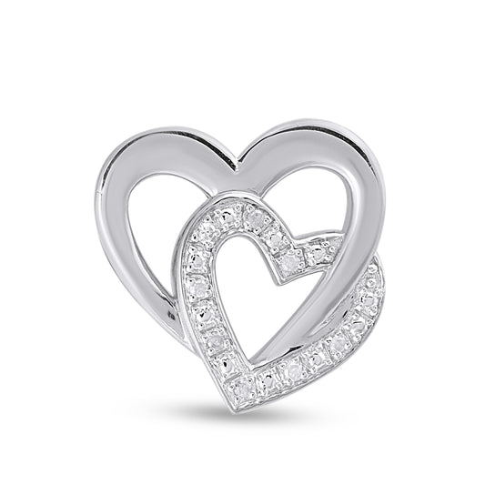 925 SS 0.03CT D- PENDANT