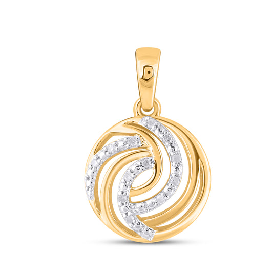 925 SS 0.05CT D- PENDANT