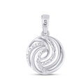 925 SS 0.05CT D- PENDANT