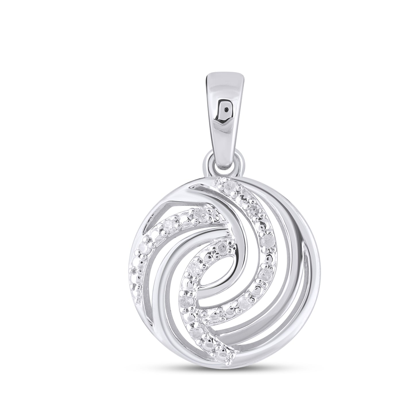 925 SS 0.05CT D- PENDANT