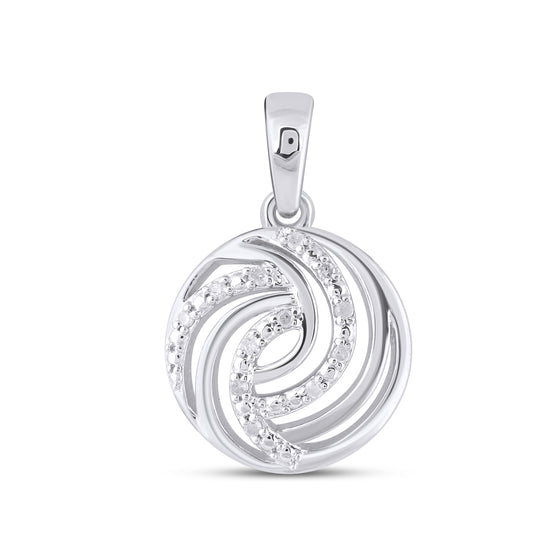 925 SS 0.05CT D- PENDANT