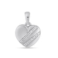 925 SS 0.04CT D- PENDANT "HEART"