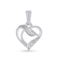 925 SS 0.03CT D- PENDANT "HEART"