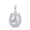 925 SS 0.05CT D- PENDANT
