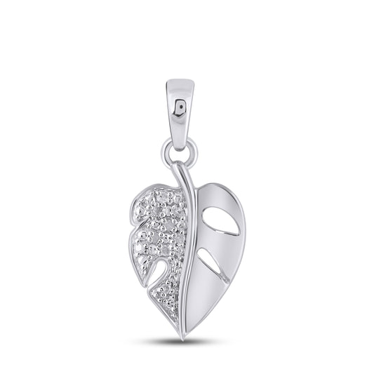 925 SS 0.03CT D- PENDANT "HEART"