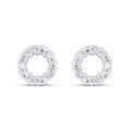 925 SS 0.03CT D- EARRINGS
