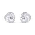 925 SS 0.02CT D- EARRINGS