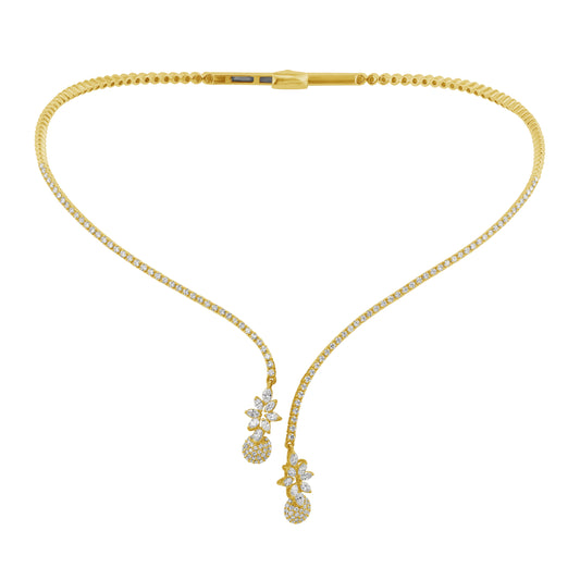 14KT 2.56CT D-NECKLACE