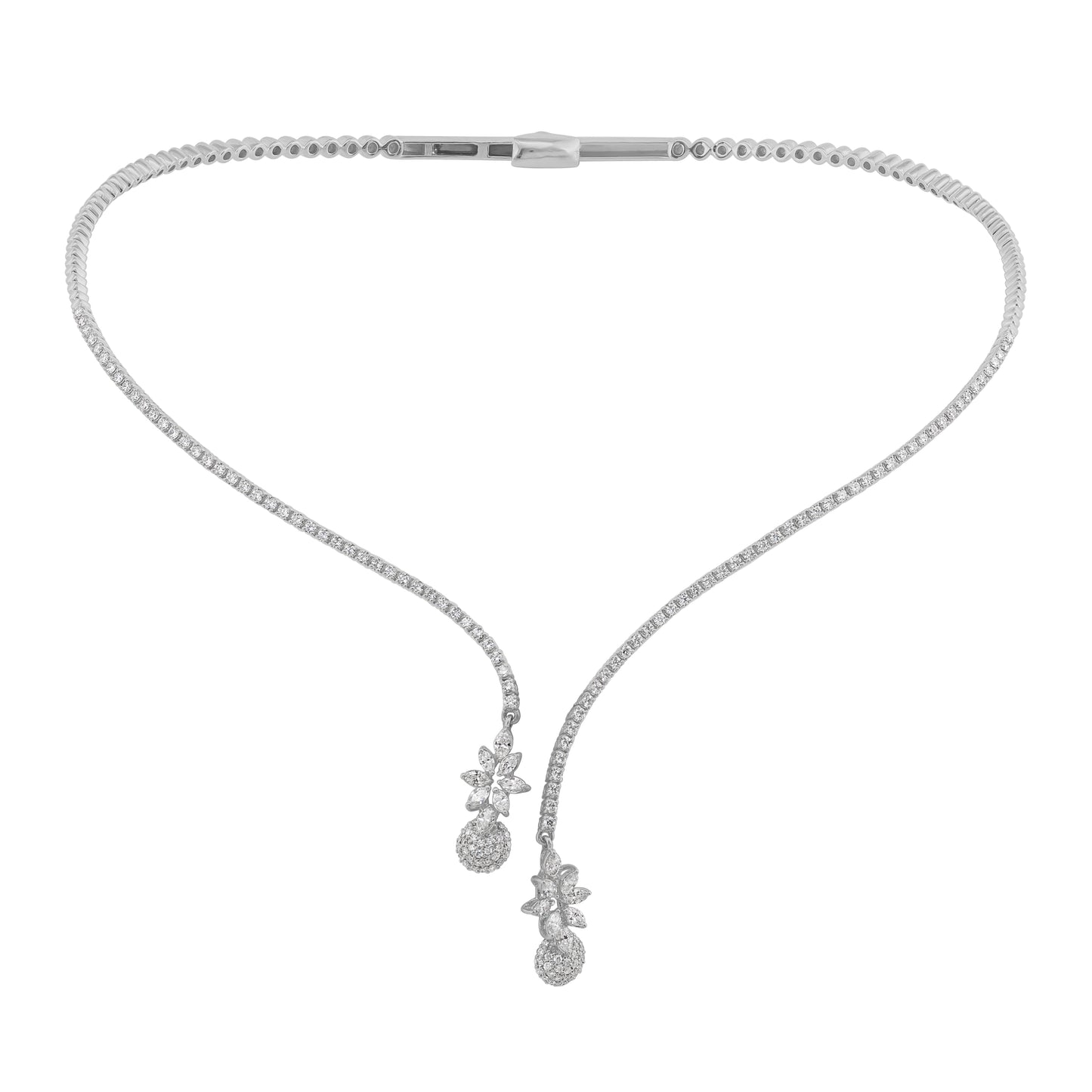 14KT 2.56CT D-NECKLACE