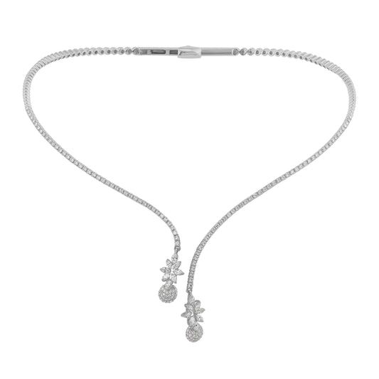 14KT 2.56CT D-NECKLACE