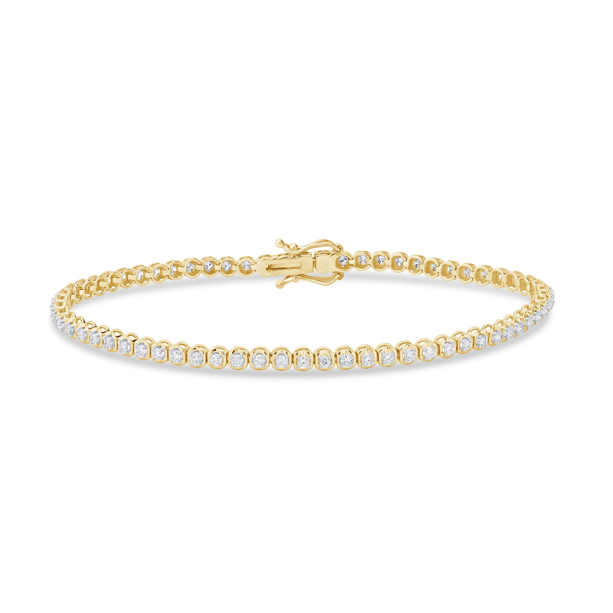 10KT 1.04CT D-BRACELET