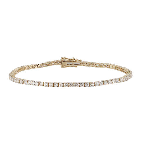 14KT 2.97CT LAB GROWN BRAC