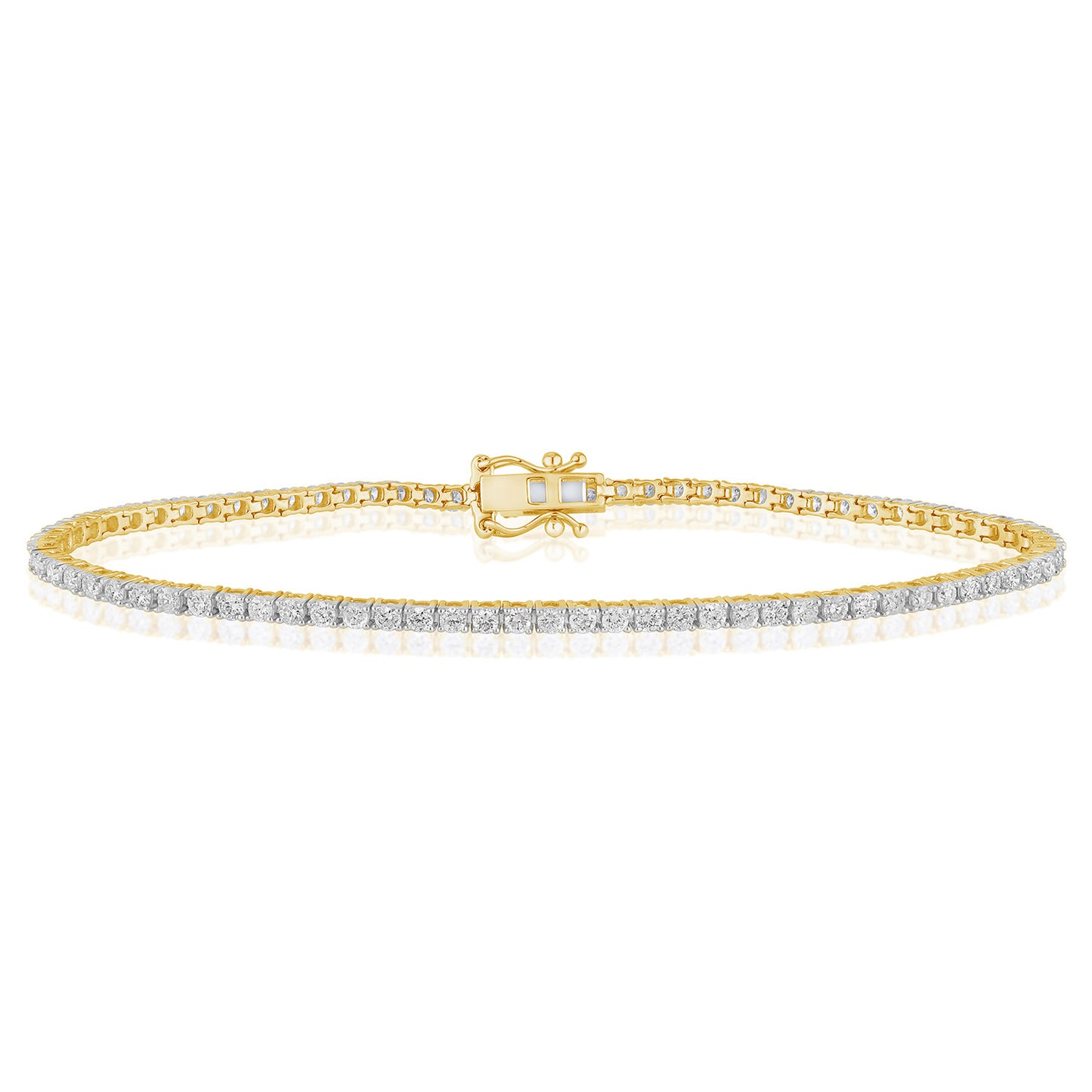 14KT 2.00CT LAB GROWN BRACELET