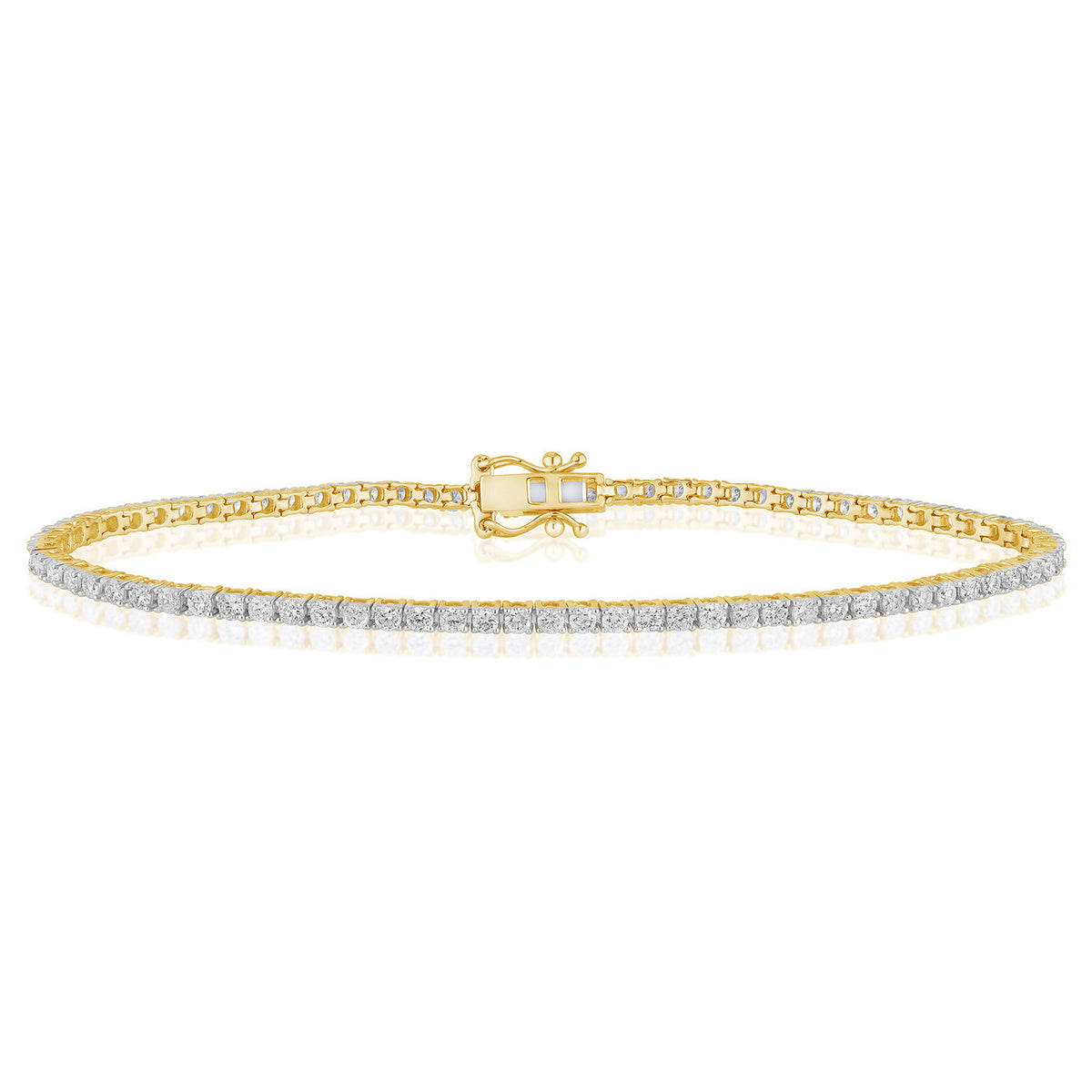 14KT 2.00CT LAB GROWN BRACELET
