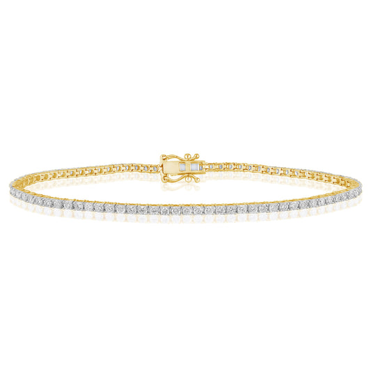 14KT 2.00CT LAB GROWN BRACELET