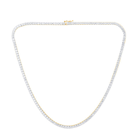 14KT 13.48CT LAB GROWN NECK/BRAC