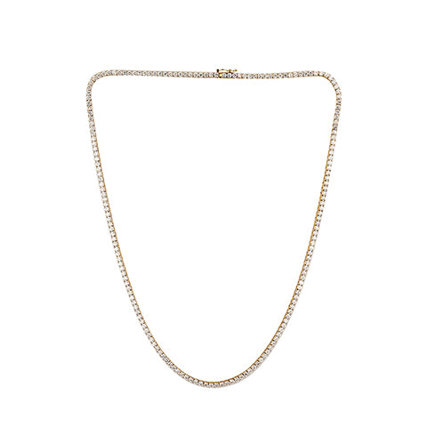 14KT 14.47CT LAB GROWN NECKLACE