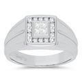 14K 0.50CT DIAMOND MENS RING